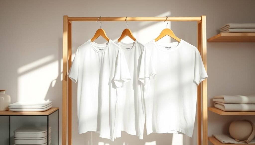 minimalist white t-shirts