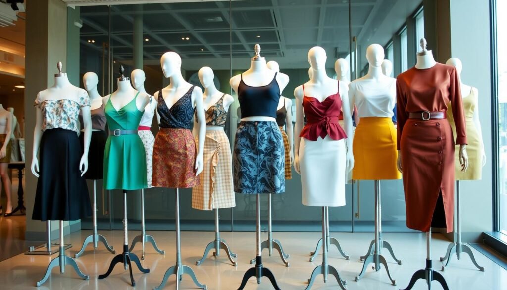 Mini Skirt Silhouettes