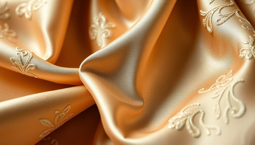 elegant dress fabric details